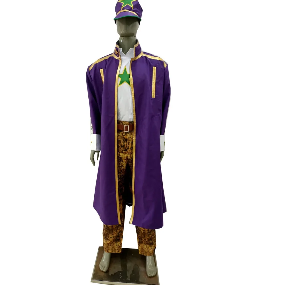 

2024 Jotaro Kujo Cosplay Costume Anime Halloween Party Outfits Only Overcoat Multi-Styles