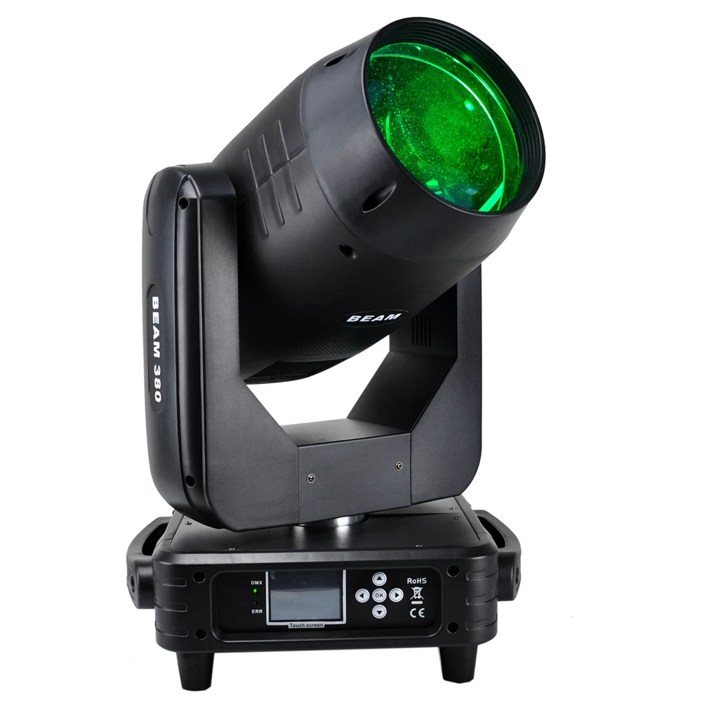 1IN1 Road Case Verpakking 19R 380 W DJ Intimidator Beam LED 380 Moving Head Effecten Lichtstraal 1,9 Graden Lens 3 Pin XLR Socket