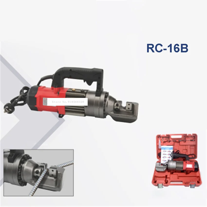 4-16 RC-16A حديد التسليح القاطع 220 فولت/850 واط 110 فولت/900 واط RC-16B مللي متر الكهربائية الصلب بار القاطع المحمولة التلقائي الصلب بار آلة القطع