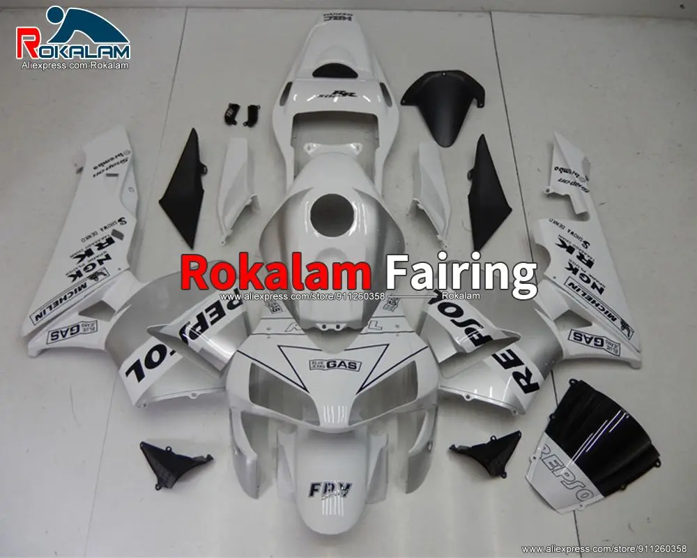 

Covers For Honda CBR 600RR F5 03 04 CBR600RR F 5 2003 2004 CBR600 RR Bodywork Motorbike Fairing Kit (Injection Molding)