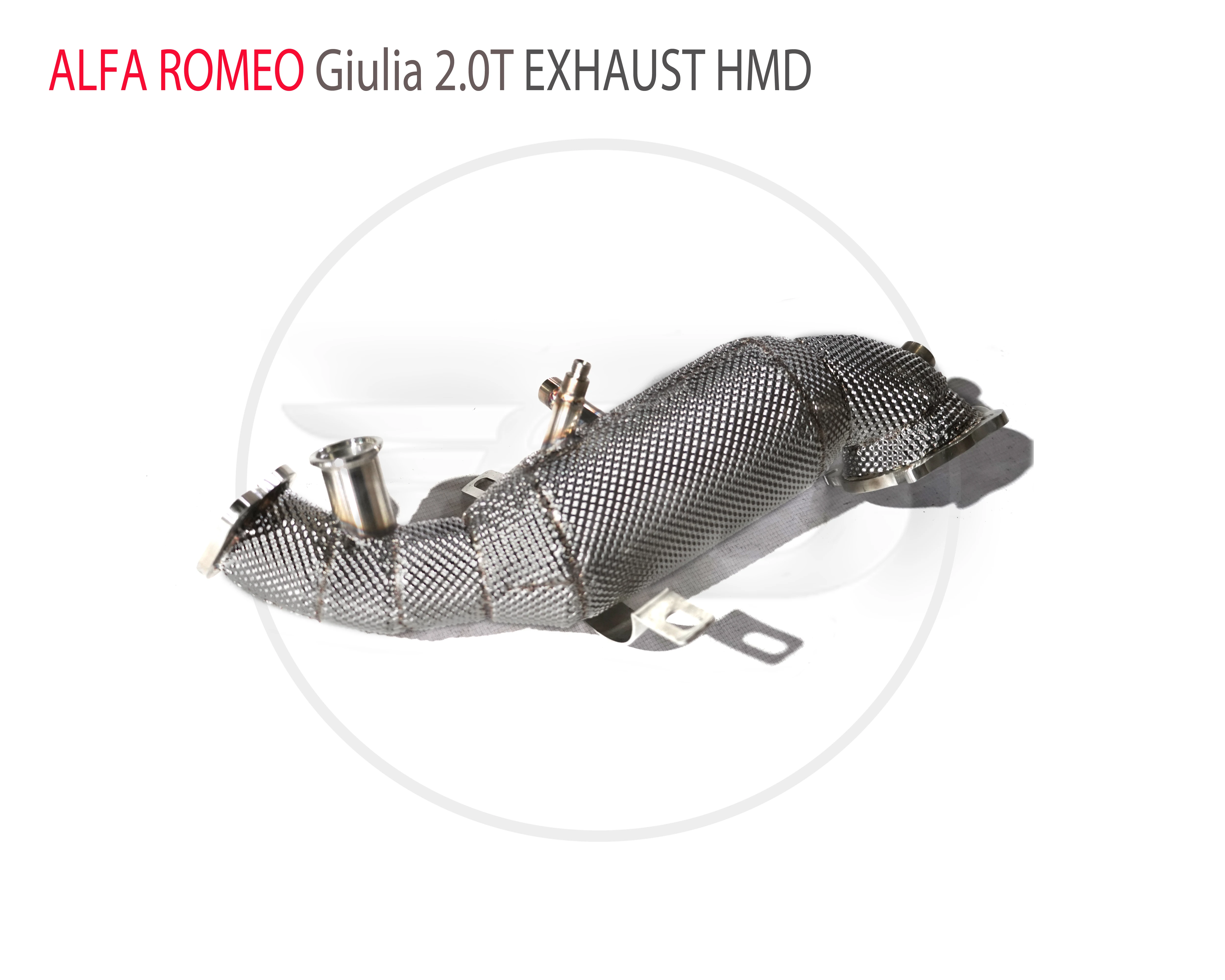 

HMD Stainless Steel Exhaust Manifold for Alfa Romeo Giulia Stevio 2.0T With Catalytic Converter Header Without Cat Pipe