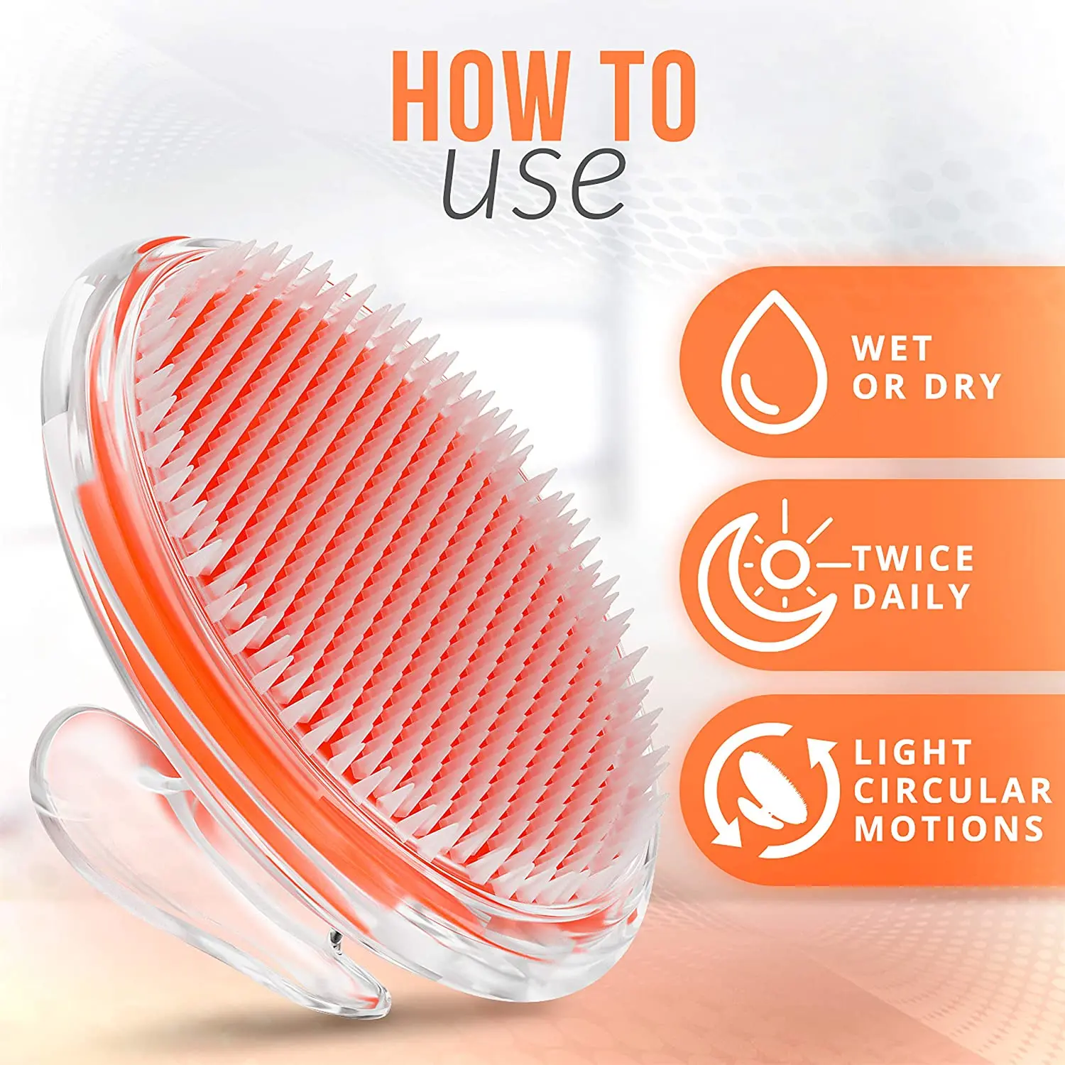 Exfoliating Brush, Body Brush, Ingrown Hair and Razor Bump Treatment - Eliminate Shaving Irritation for Face, Armpit, Legs, Neck