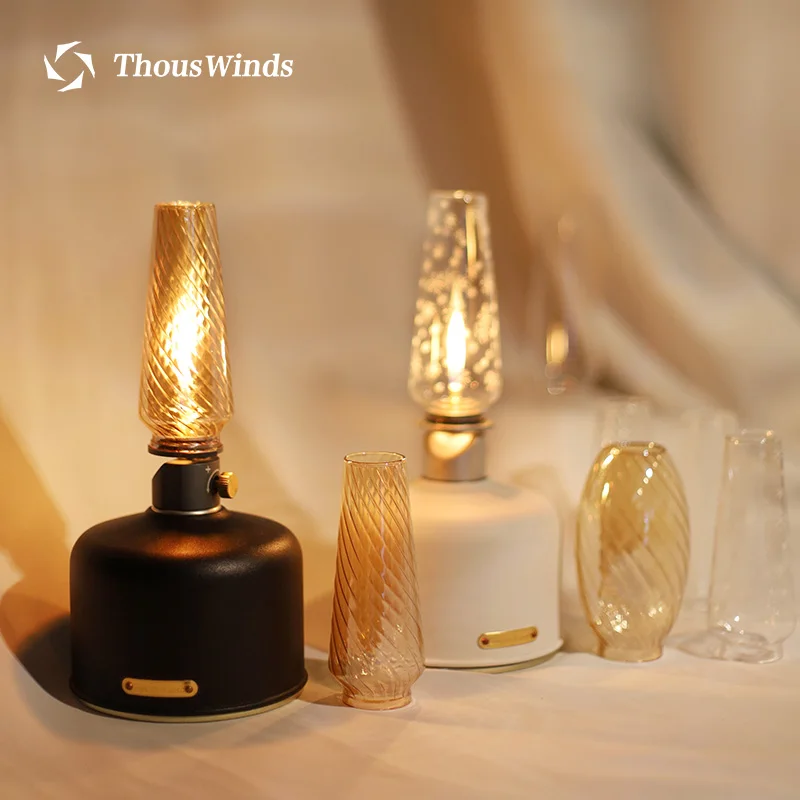 Thous Winds B Glass Lantern Gas Lantern Adapts To Snow Peak GL-140 Gas Lantern Glass Lampshade