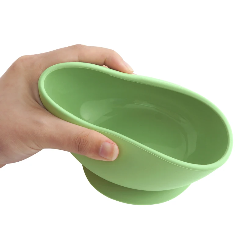 Dropshping-Tigela de Silicone e Colher Set, Personalizado, Impermeável, Jantar Set, Pratos, Colher de Alimentação, Acessórios Recém-nascidos