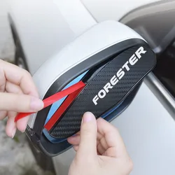 Car Rearview Mirror Rain Eyebrow For Subaru Forester XV Outback Legacy WRX Tribeca Levorg BRZ Crosstrek Exiga Car Accessories