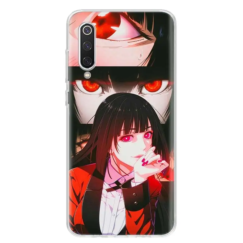 Japanese Anime Kakegurui Jabami Yumeko Phone Case For Xiaomi Mi 12X 11i 12 11 Lite 11T Pro 9T 8T 10 9 8 Ultra 5X 6X 5G Capa Cove