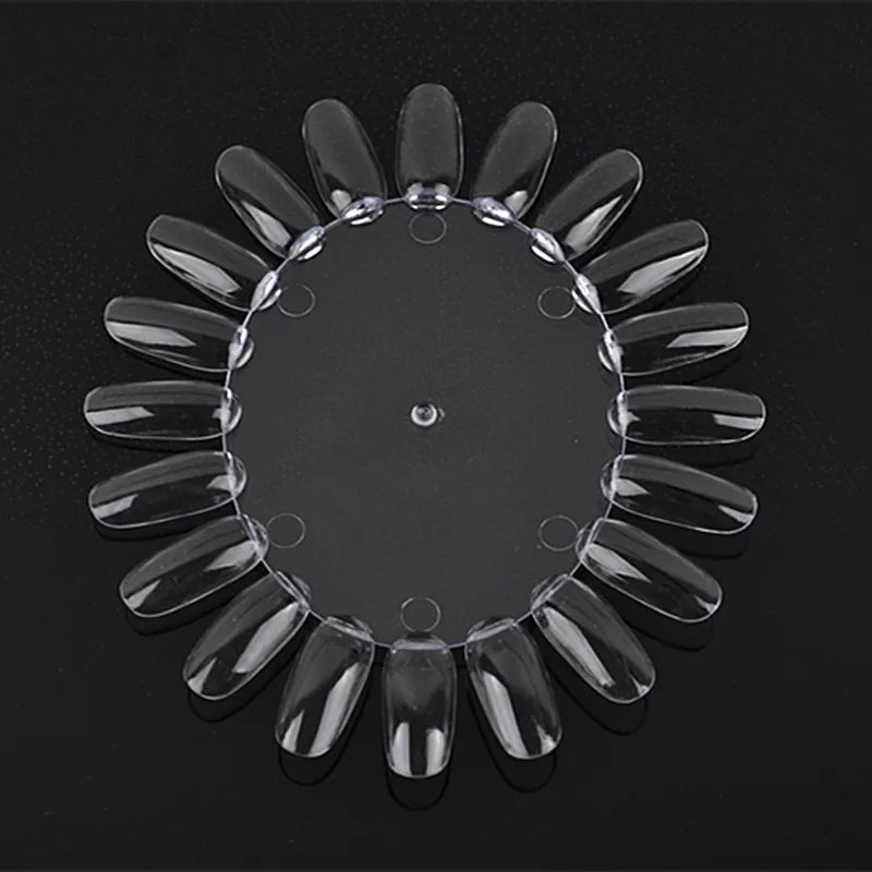 1PCS False Nail Art Natura Tabella dei colori Suggerimenti Display Pratica Ruota Gel UV Polish Board Strumento Acrilico Manicure Nail Art Stampo T0470