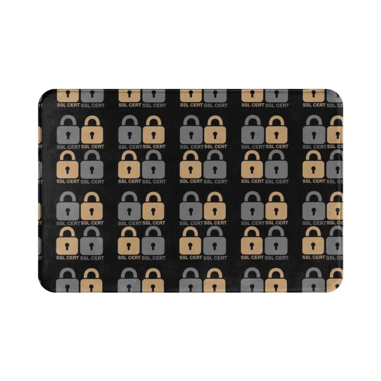 Ssl Certificate-Internet Security Carpet Mat Rug Cushion Soft Non-Slip Ssl Certificate Secure Sockets Layer Coder And