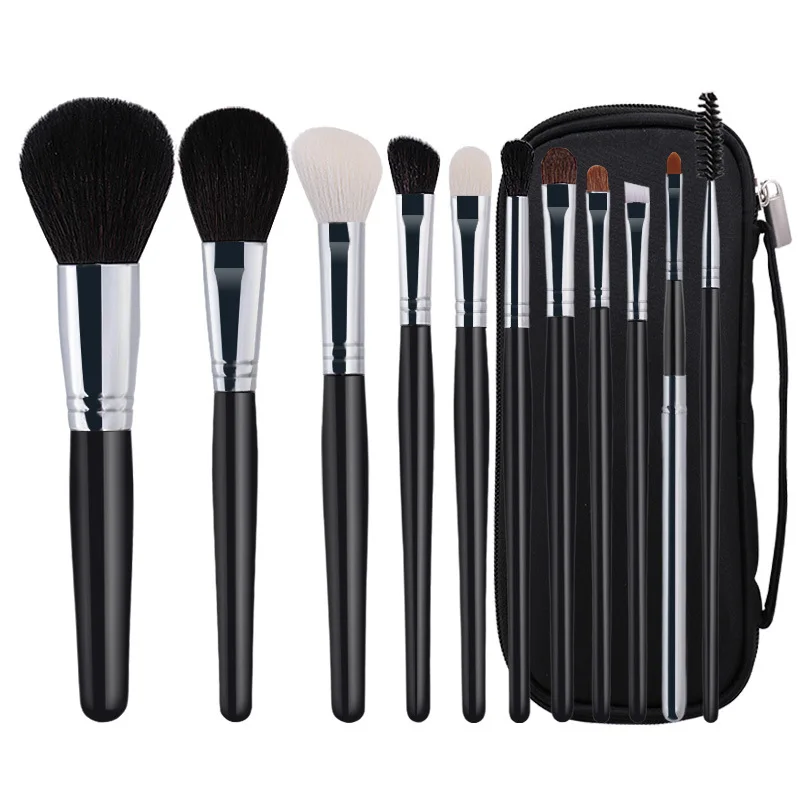 New high-end wool makeup brush set beauty tools