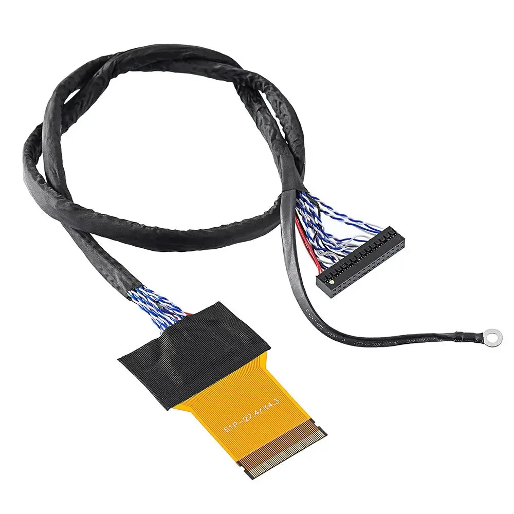 FFC FPC LVDS Cable 2 ch 8-bit 51 pins 51pin dual 8 cable flexible flat cable For LED panel 550mm Universal HD LCD LED 2 Models