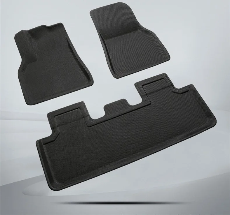 

Fully Surrounded Special Foot Pad For 2021 Tesla Model Y Waterproof Non-Slip trunk Floor Mat TPE XPE Modified Accessories 3PCS