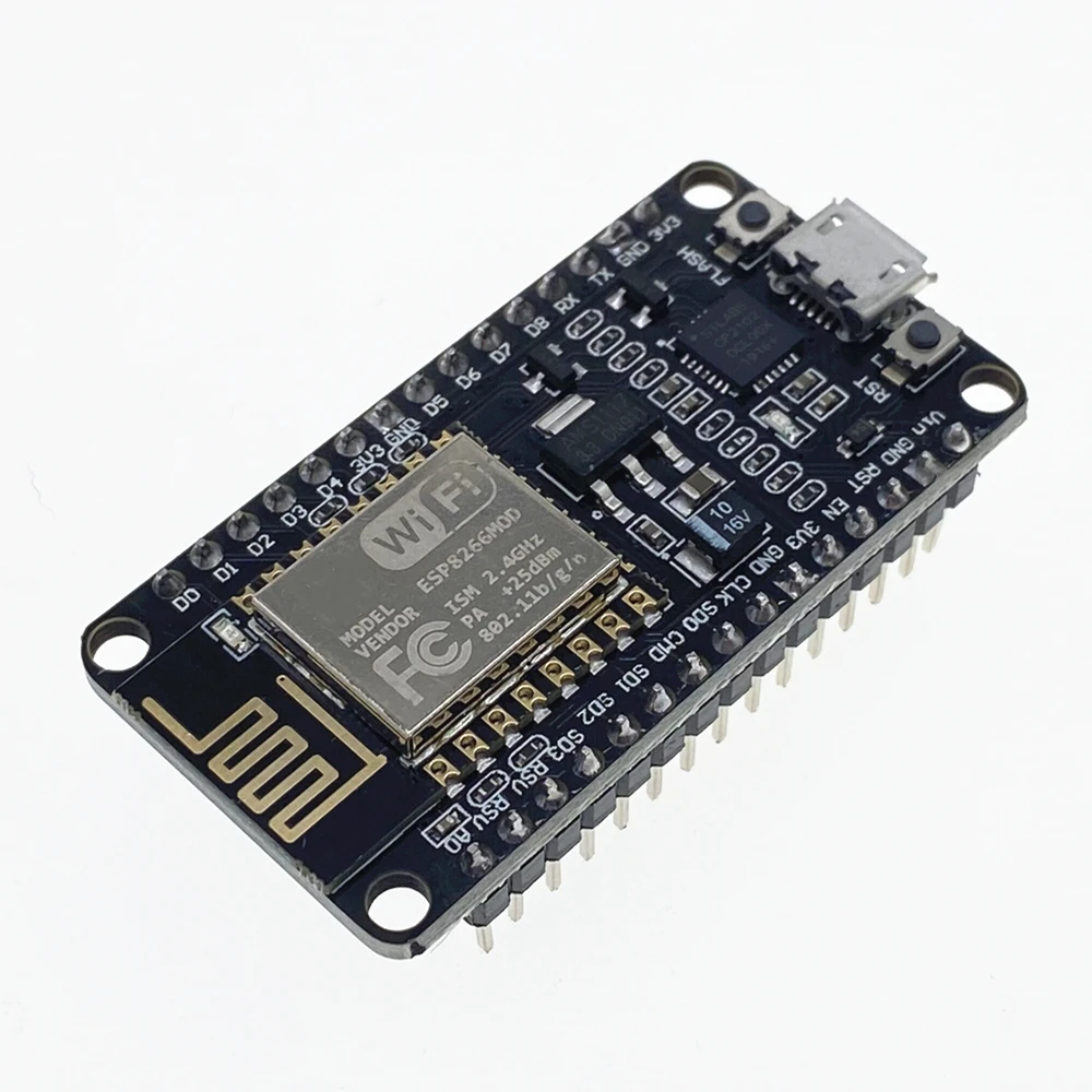 Módulo inalámbrico CH340 CP2102 NodeMcu V3 V2 Lua WIFI Internet de las cosas, placa basada en ESP8266 ESP-12E con antena Pcb