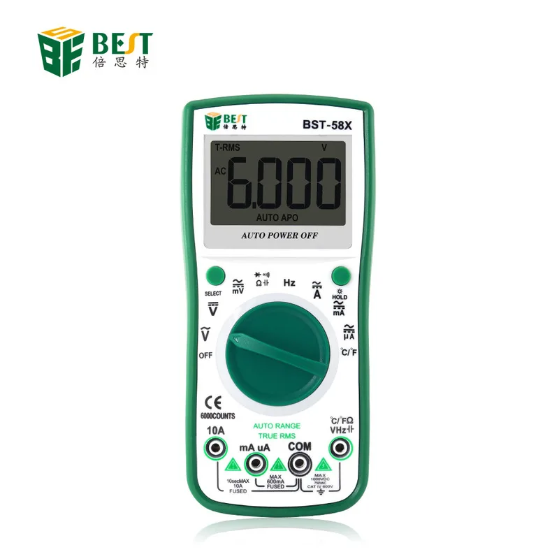 

New 4-bit half-range multimeter 58X digital high precision power supply voltage and current meter instrument