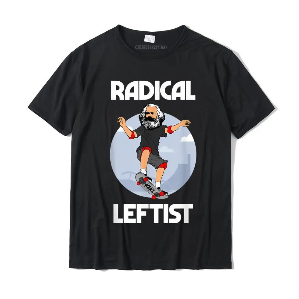 Karl Marx Skateboarding Radical Leftist Funny Marxist TShirt Top T-Shirts Tops T Shirt Discount Cotton Printed On Printed Men\'s