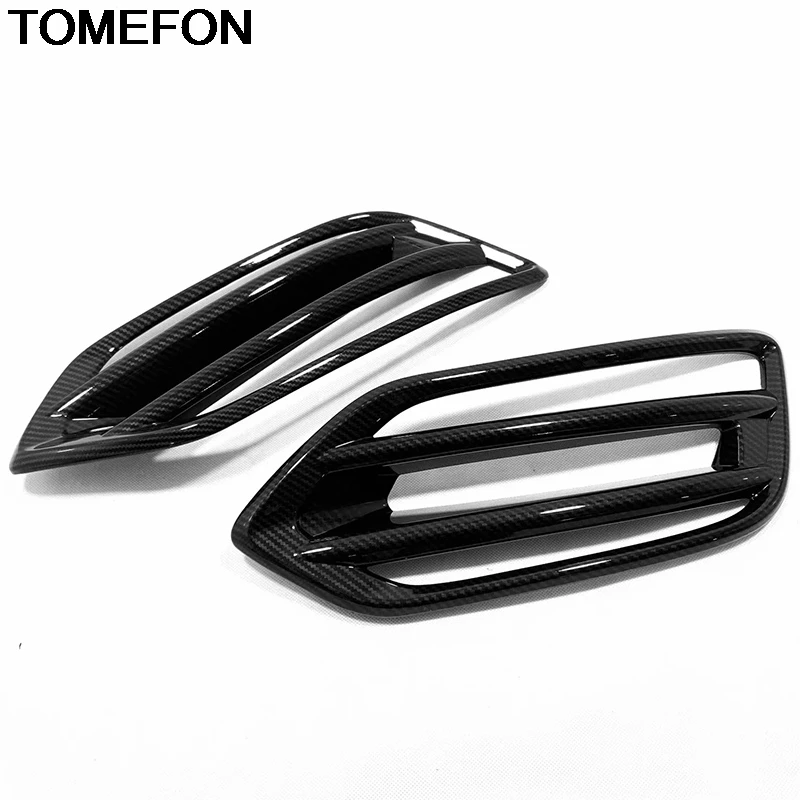 TOMEFON For Honda HR-V HRV Vezel 2019 Car Front Fog Light Lamp Foglight Decoration Sticker Cover Trim Exterior Accessories ABS