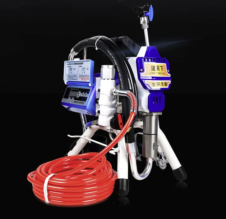 All Copper Brushless Smart Contol Electronic High Pressure Regulating Airless Spraying Machine Latex Paint Spraying Machine