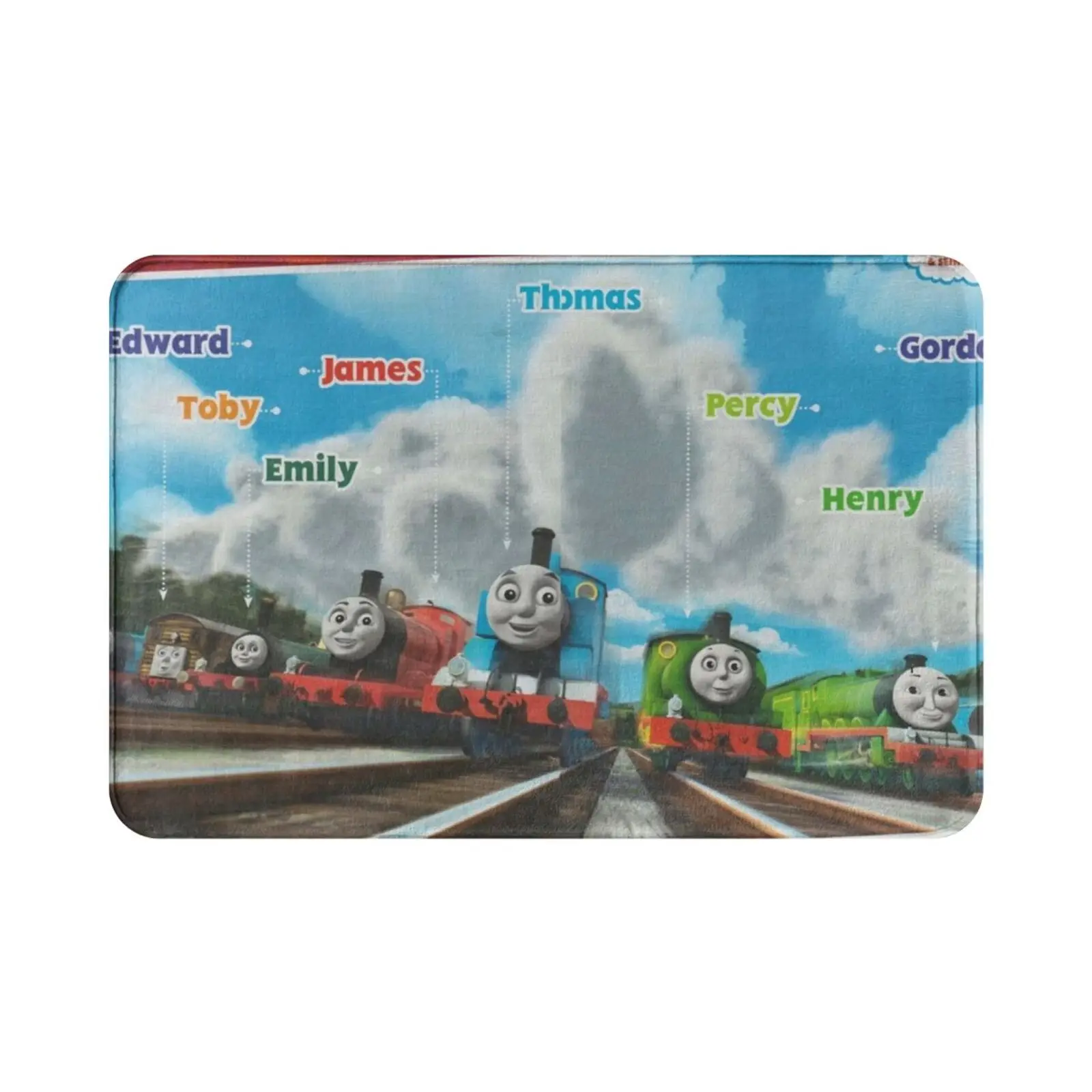 Emily-Thomas And His Friends Carpet Mat Rug Cushion Soft Non-Slip