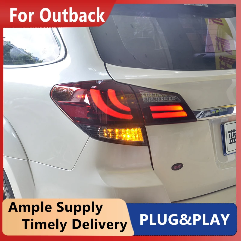 Car Styling Tail Lamp for Subaru Outback Tail Lights 2010-2016 Outback LED Tail Light taillight Dynamic Signal Auto Accessories