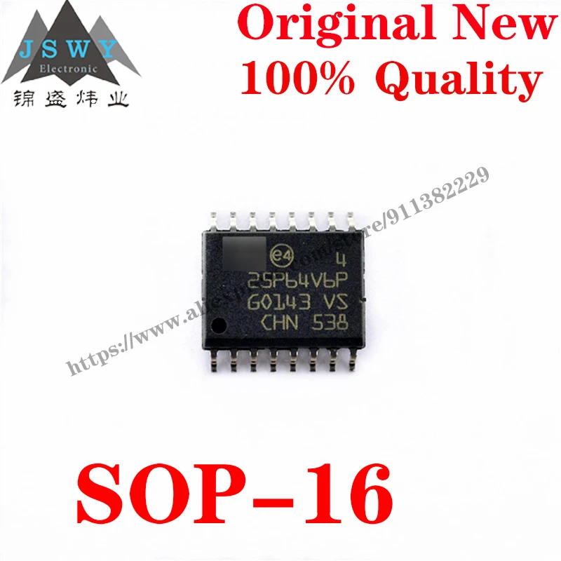 

10 ~ 100 шт. M25P64-VMF6TP SOP-16 25P64VP полупроводниковая память IC или Flash IC Chip с для модуля arduino, бесплатная доставка M25P64