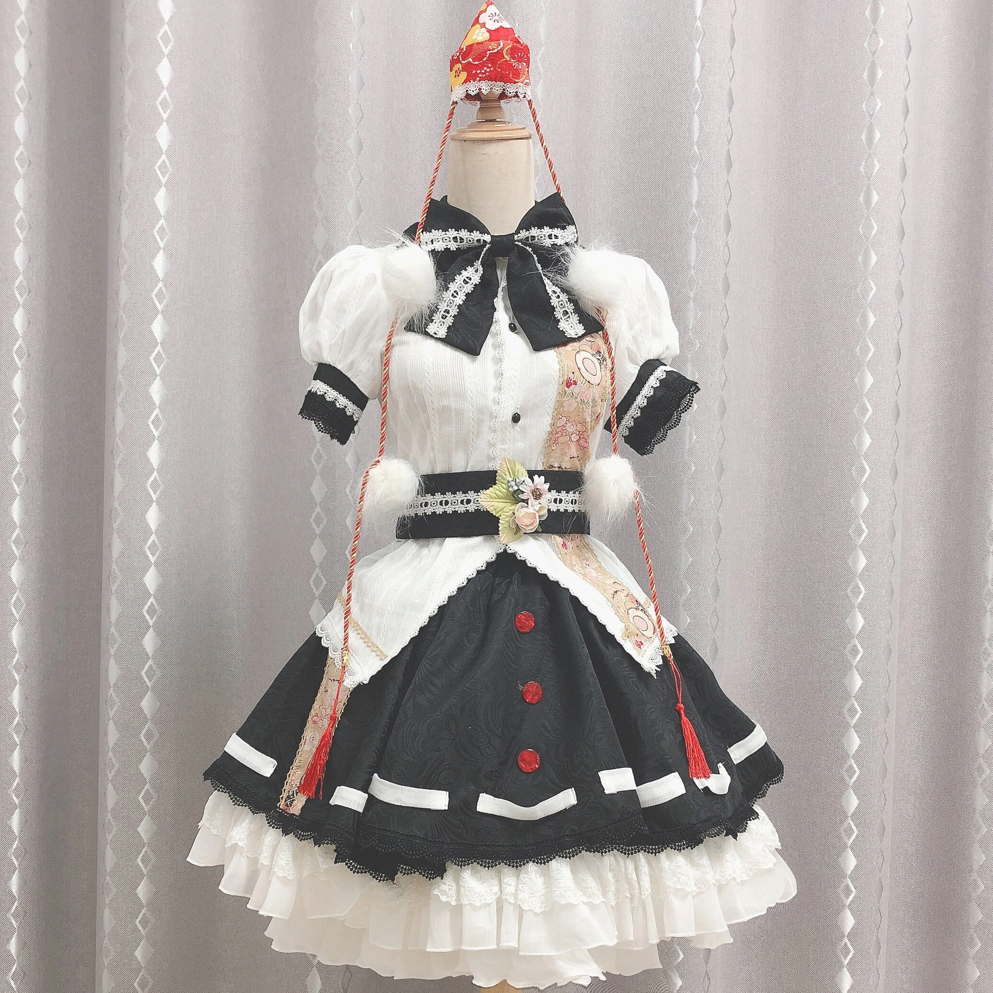 

Shameimaru Aya Lolita Dress Game Touhou Project Cospaly Costume Anime Women Beautiful Game Suit Role Play Clothing Sizes M-XXL