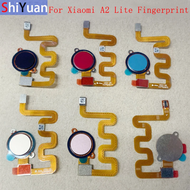 

Fingerprint Sensor Home Button Flex Cable Ribbon For Xiaomi Mi A2 Lite Redmi 6 Pro Mi A2 6X Touch Sensor Flex Replacement Parts