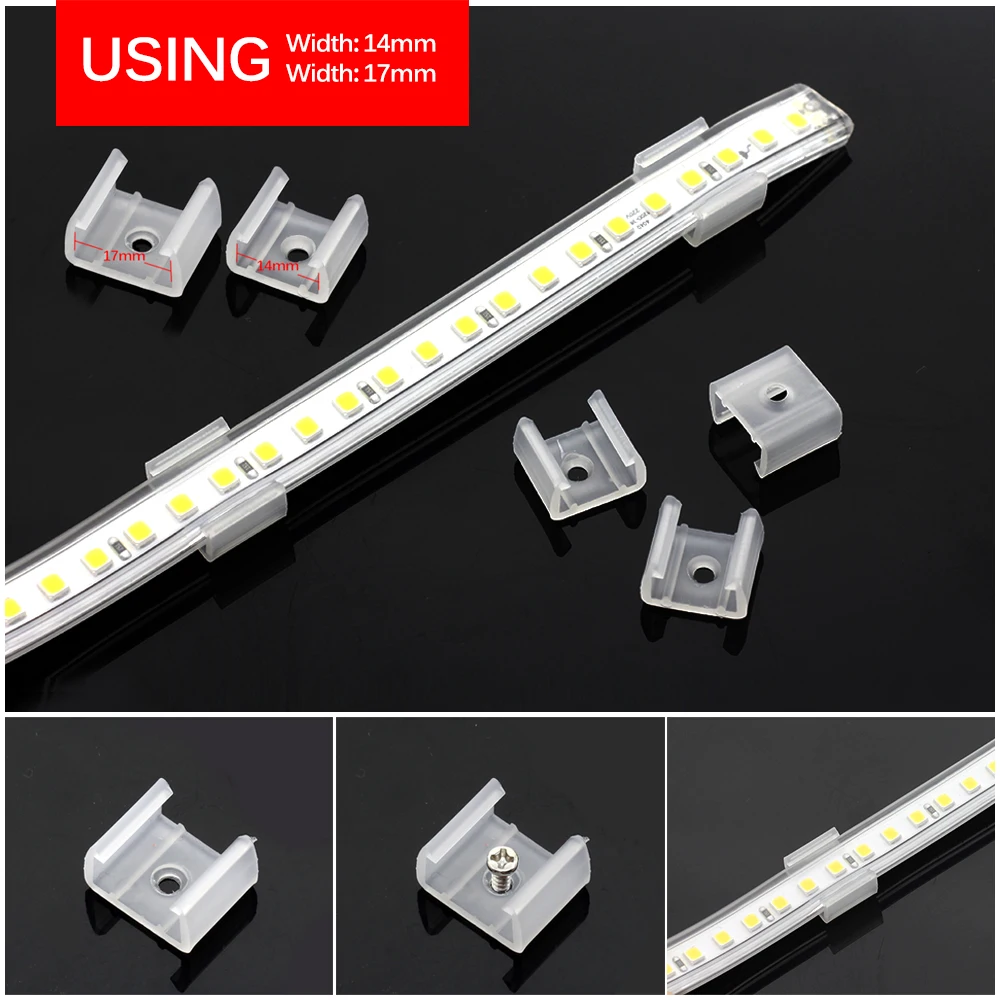 2pin 4pin 220V LED Strip Connector for Single Color RGB LED Strip 2835 5630  Light Wire Connection