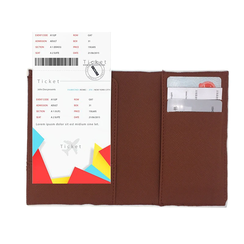 Creative Retro Nautical Map Pattern Passport Holder Men Travel Passport Cover ID Credit Card Holder Women Thin PU Leather Wallet