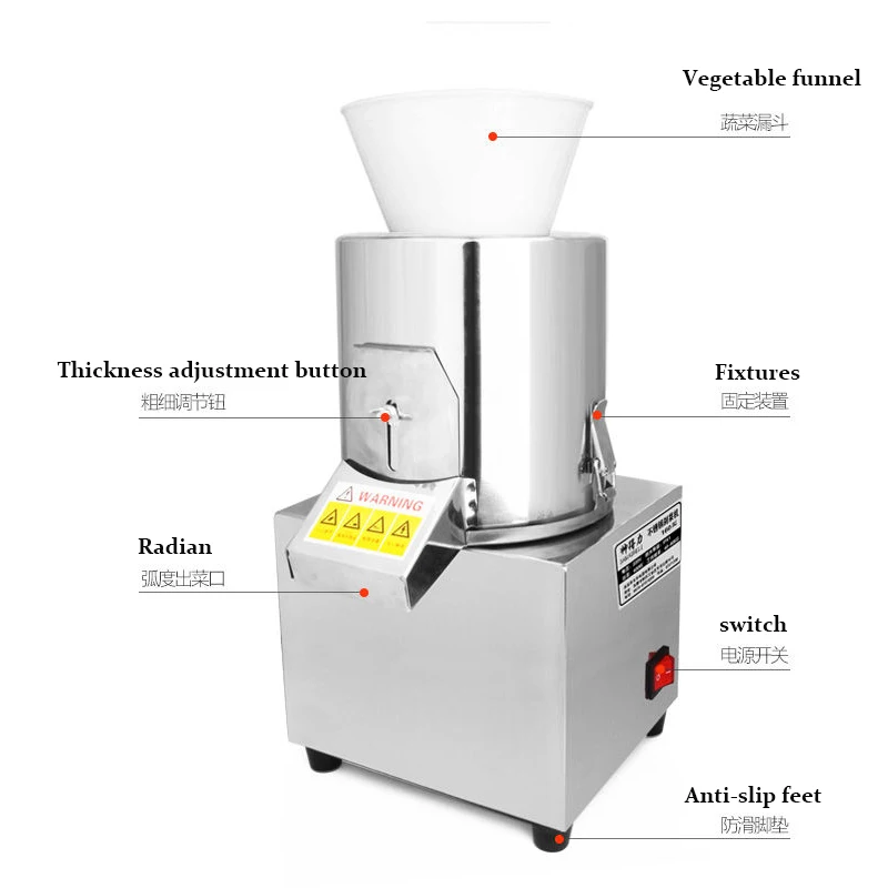 Wielofunkcyjna maszyna do cięcia warzyw przecinarka elektryczna rozdrabniacz kluska farsz jedzenie imbir czosnek cięcie mielone Chopper Puree