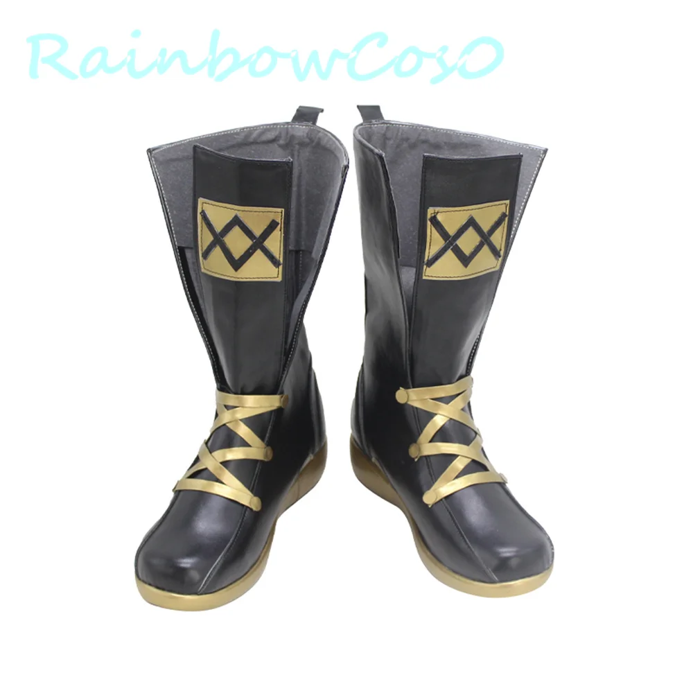 Final Fantasy Giny Tia Scarpe Cosplay Stivali Gioco Anime Halloween Natale RainbowCos0 W1801