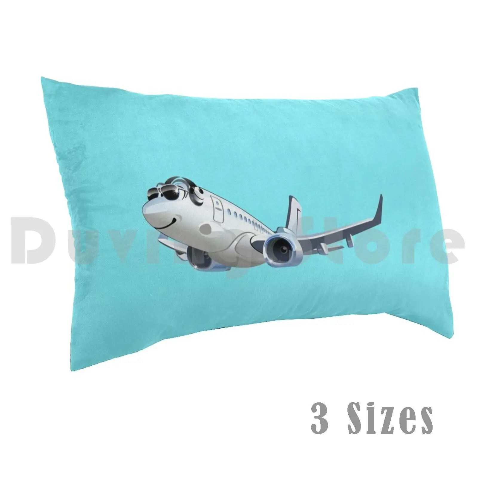 

Cartoon Boeing 737 pillow Case DIY 50 * 70 Aviation Colorful Airplane Isolated Cartoon Journey Clipart Vehicle Graphic