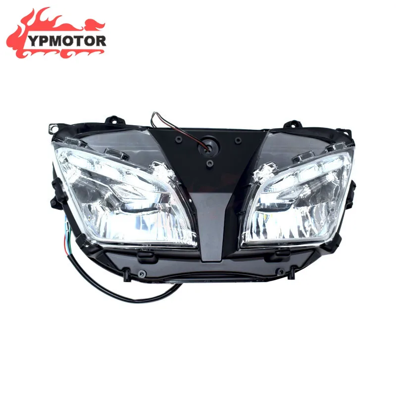 MT-09 15-17 Tracer Sport Bike Front LED Headlight Headlamp Assembly Housing Cover For Yamaha MT09 FJ09 FJ-09 Tracer 2015-2017