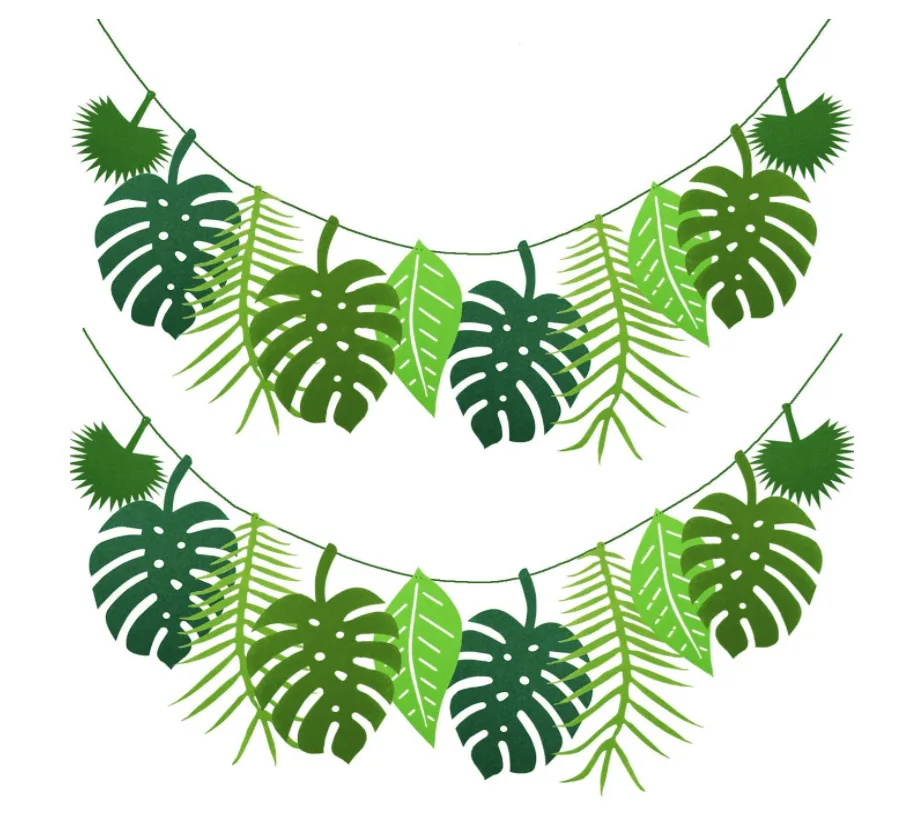 Turtle Leaf Decor Hawaii Party Happy Summer Birthday Party Decor Safari Jungle Tropical Theme Decor Dinosaur Theme Parti Decor