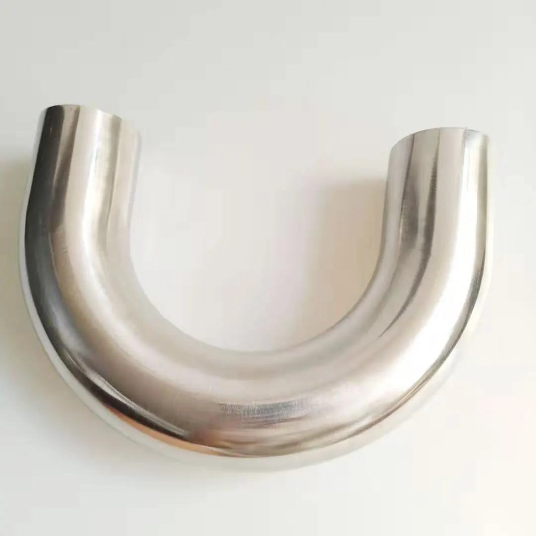 19mm-102mm 180 degree  stainless steel 304 u bend pipe welding elbow  car exhaust pipe elbow