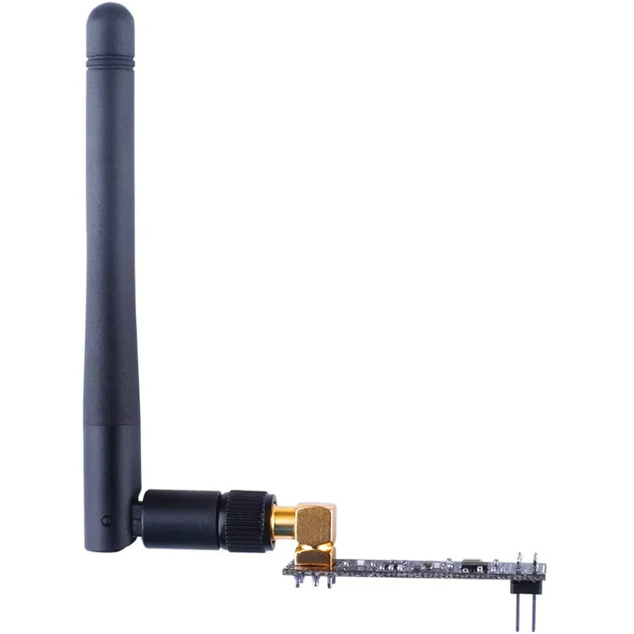 Modulo ricetrasmettitore RF ricetrasmettitore Wireless PA LNA 2 pezzi NRF24L01 con Antenna SMA 2.4G 1100m compatibile per Arduino Raspberry Pi