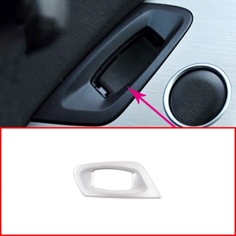 

Stainless Steel Car Key Hole Frame Stickers For BMW X5 E70 X6 E71 2008-2013 Left Hand Drive Accessories