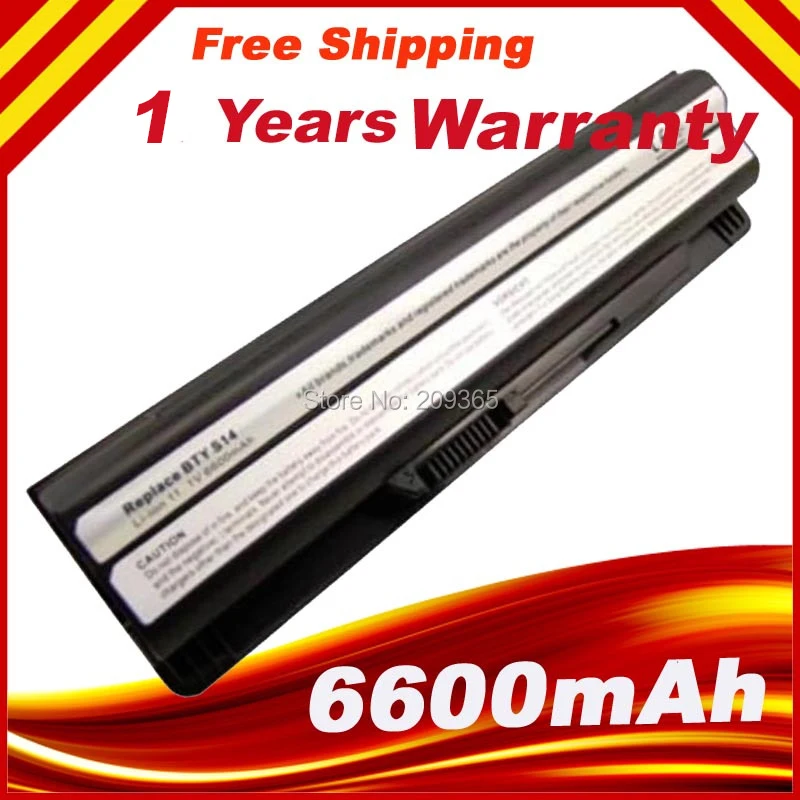 9 celle 6600mAh Batteria Del Computer Portatile per MSI GE620DX BTY-S14 FX720 GE60 GE620 GE620DX GE70 A6500 CR41 CR61 CR70 FR720 CX70 FX700