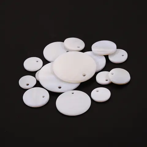 Natural mother pearl shell charms for jewelry DIY St.kunkka