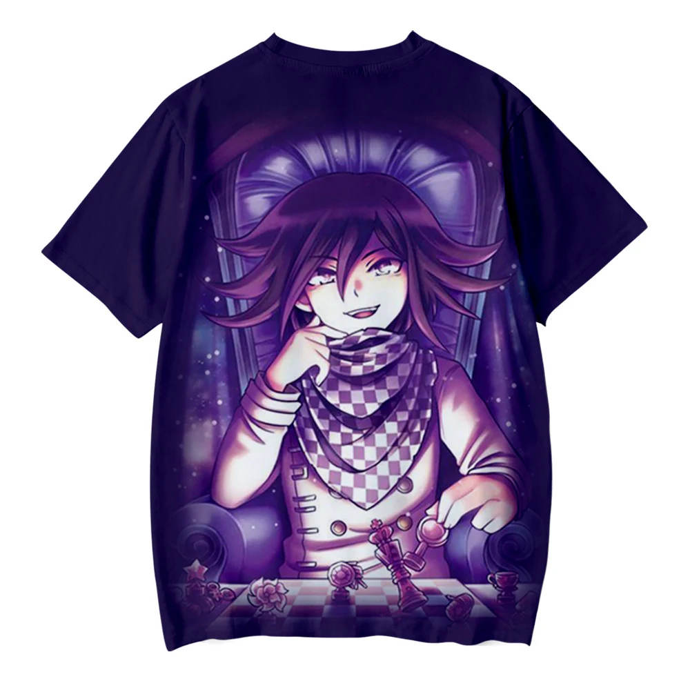 تي شيرت جديد لعام 2021 من العلامة التجارية دانغانرونا V3: Minna No Koroshiai Shingakki Kokichi Ouma بطباعة ثلاثية الأبعاد للأطفال-قميص للأولاد/البنات بأكمام قصيرة