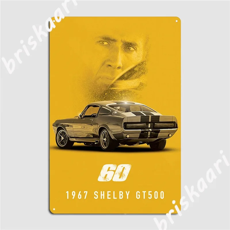 1967 Shelby Gt500 Eleanor Metal Plaque Poster Club Party Home Poster Personalized Tin Sign Poster