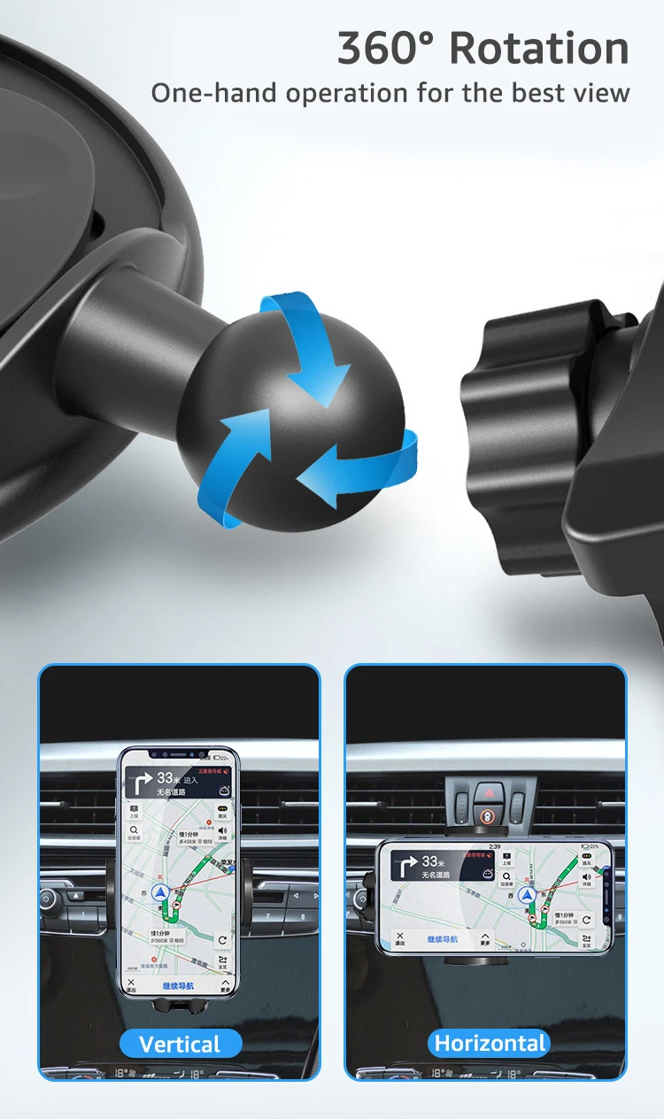 Uniwersalny uchwyt samochodowy na telefon komórkowy do gniazda CD, stojak, mocowanie GPS do iPhone 17 16 Pro Max Xiaomi Samsung Huawei — zdjęcie produktu 5