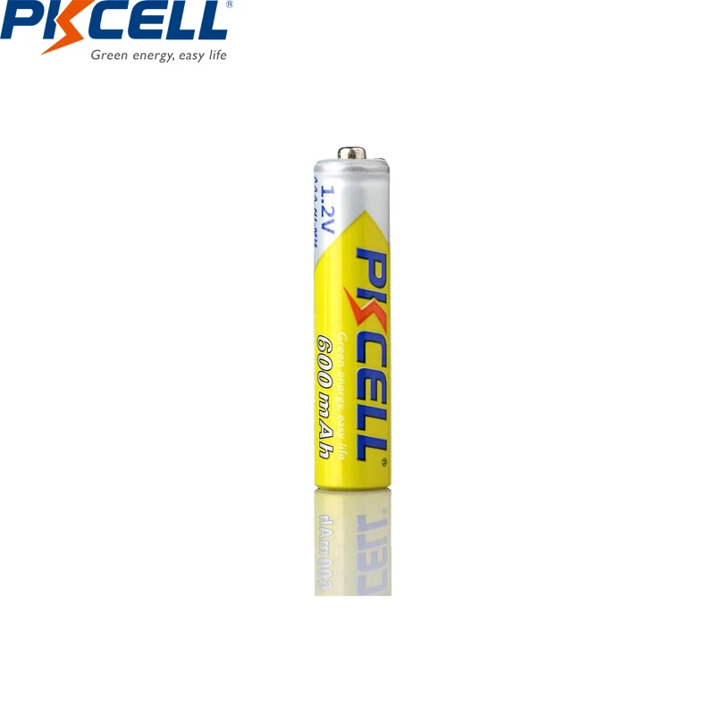 PKCELL 12 قطعة بطارية AAA 1.2 فولت ni-mh AAA بطاريات قابلة للشحن قدرة (600mah 1000mah 1200mah) بطارية دائرة مرات 1000 مرات