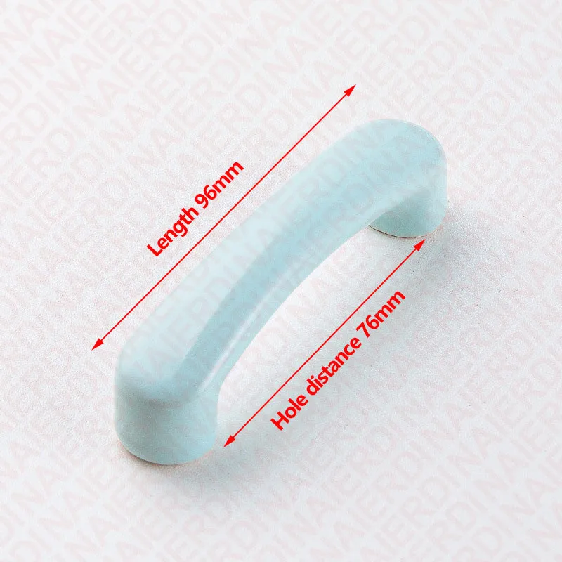 NAIERDI Nordic Macaron Bunte Cartoon Kinder Zimmer Schrank Zieht Keramik Schrank Küche Schublade Knöpfe Tür Griff für Kinder