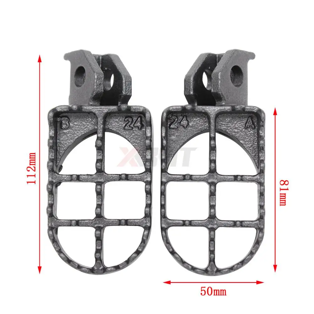 Motorcycle Motocross MX Dirt Bike Racing Footpegs Footrests For Suzuki RM85 2003-2011 RM85L 2003-2008 DR-Z125L DR-Z125 2003-2006