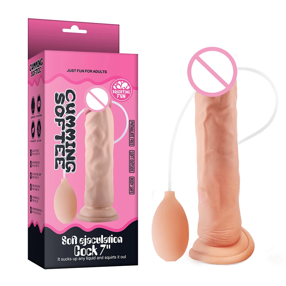 

Realistic Penis Semen Spray Water Dildo Huge Penis Cock with Ball Adult Sex Toys for Women Lesbian Masturbator Fake Penis Dildos