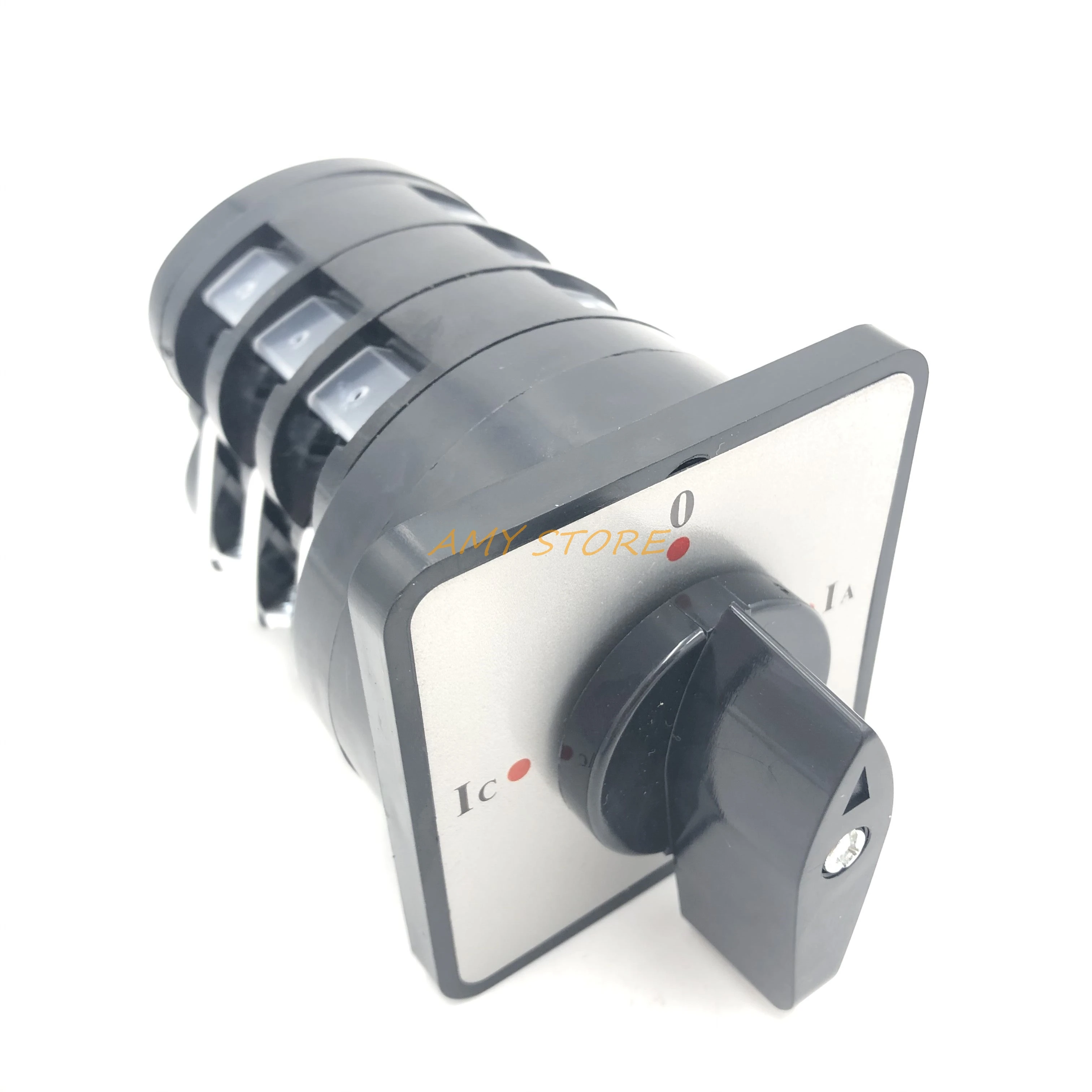 Interruptor de cámara de cambio Universal, montaje en Panel LW5-16/LH3.3 500VAC 16A, posición de IC-0-IA-IB, 12 terminales rotativos