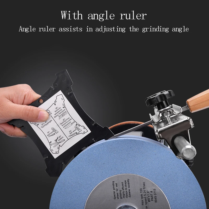 The New Low-Speed Water-Cooled Knife Sharpener Woodworking Grinding And Polishing Integrated Electric Desktop Knife Sharpener