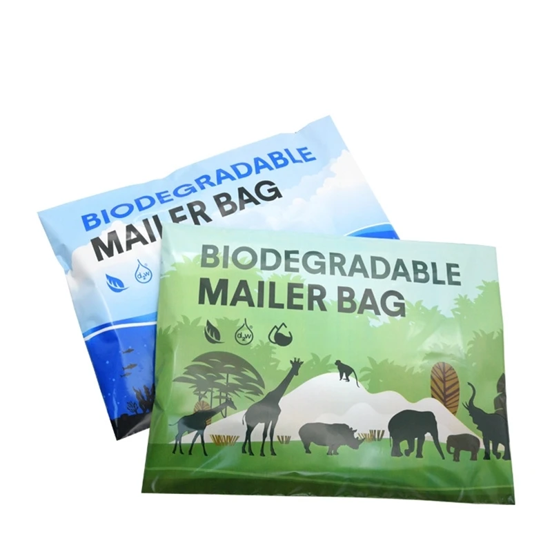 SHERPEN Mail Bags Bio-based Degradable Courier Bag Eco Courier Waterproof Poly Mailers Self Seal Plastic Mailing Envelope Bag