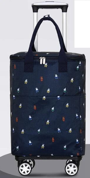 Shopping bag for boutique Portable Grocery Shopping Bag With Wheels  Travel Trolley Bag Picnic Insulation Rolling Luggage Bags