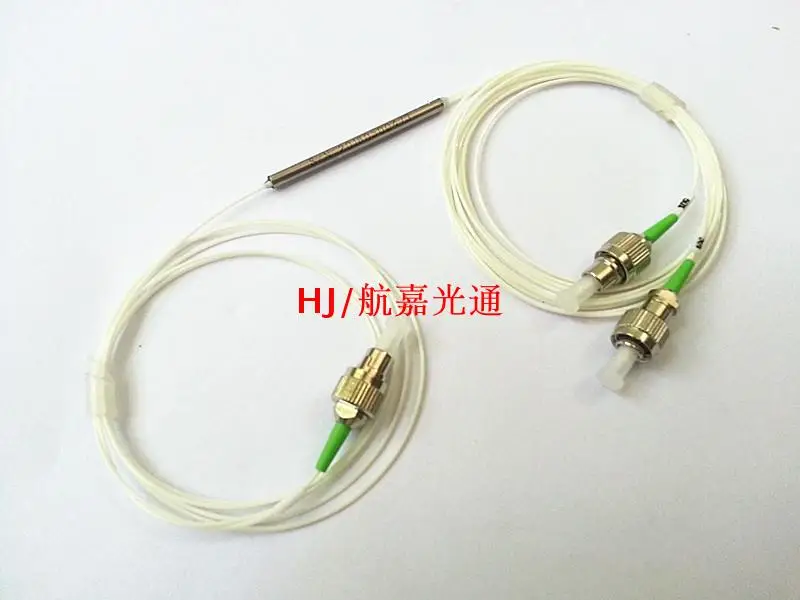 1X2 Fiber Optic Coupler One Split Two Optical Splitter Double Window 1310/1550nm Fiber Length 1m Split FC/APC