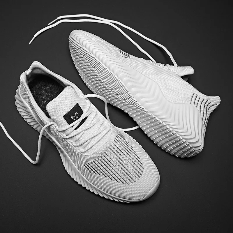 Vulcanized Shoes Men's Sports Shoes 2021 New Men's Casual Shoes Spring Mesh Light Breathable Men's Sports Shoes Large Size 48